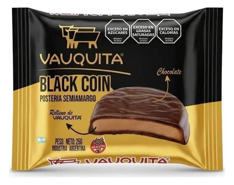 Vauquita Black Coin x25g (8x18)