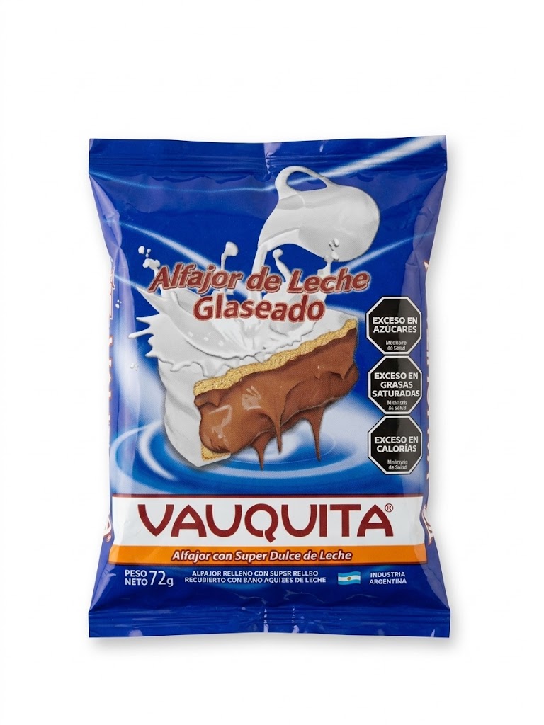Alfajor Vauquita Leche Glaseado x72g (x24)