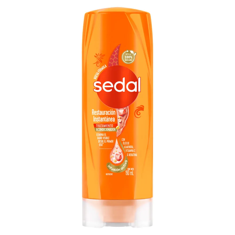 Sedal Acondicionador Restauración Instantánea x190ml (x12)