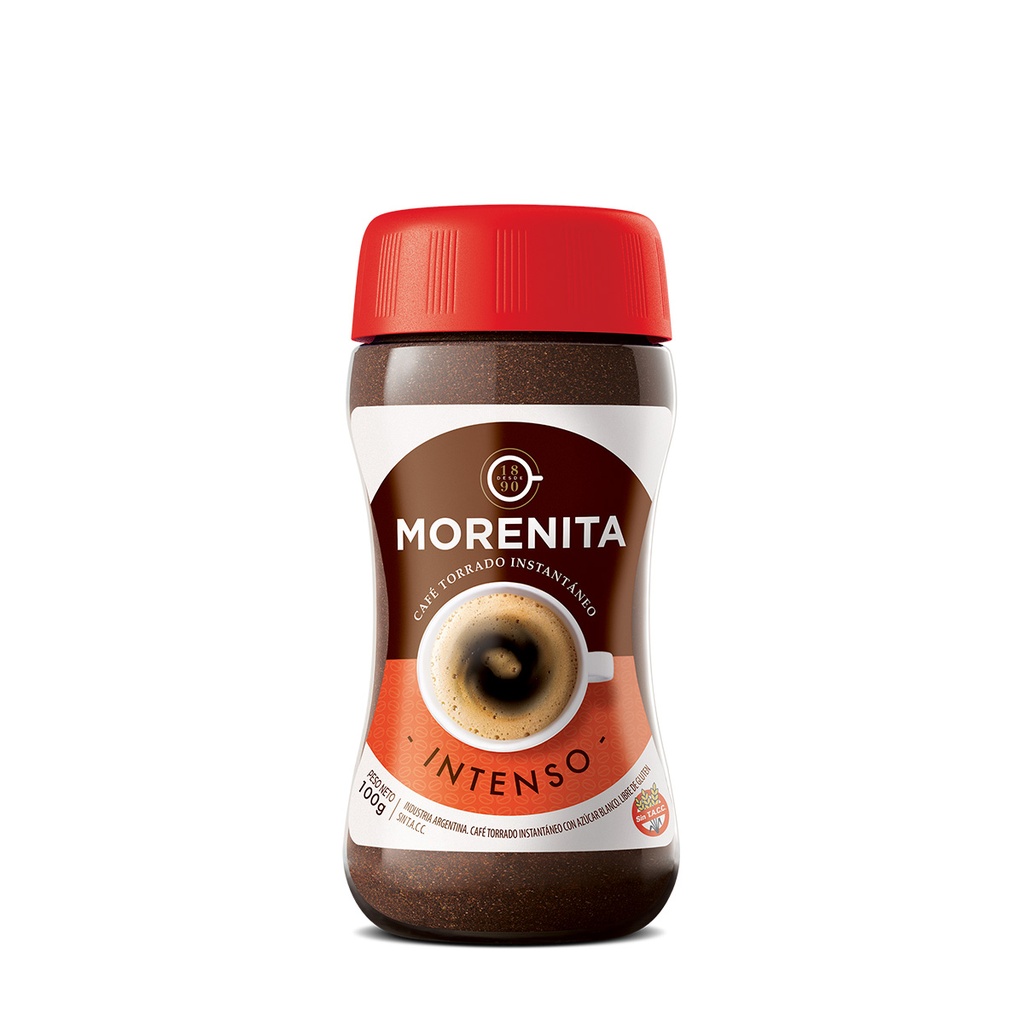 Café Instantáneo Morenita Intenso x100g (x6)