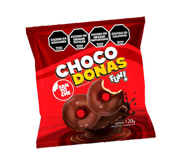 Galletitas Fantoche Chocodonas x120g (x15)