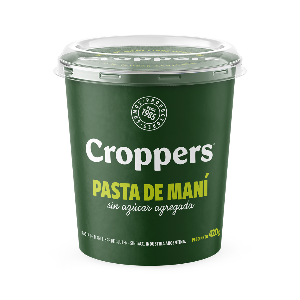 Pasta De Maní Croppers x420g (x12)