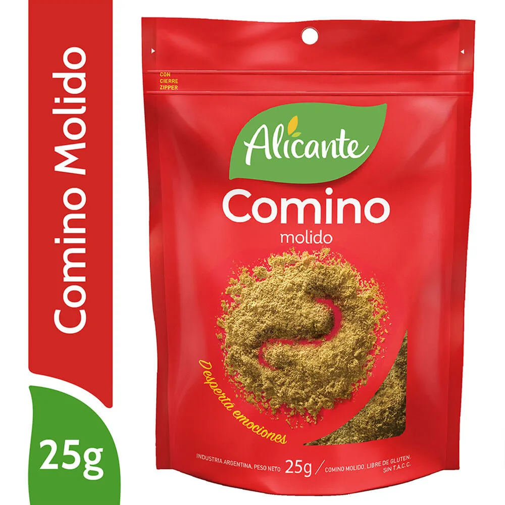 Comino Molido Alicante sin Tacc x25g (x12)