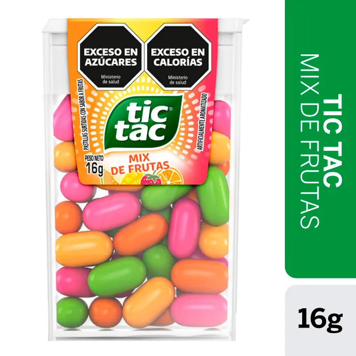 Tic Tac Mix de Frutas x16g (24x12)