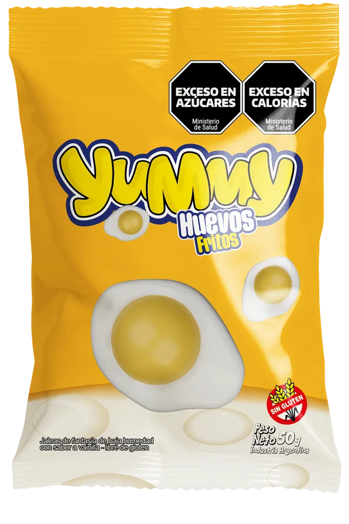 Gomitas Yummy Huevo Frito x50g (12x10)