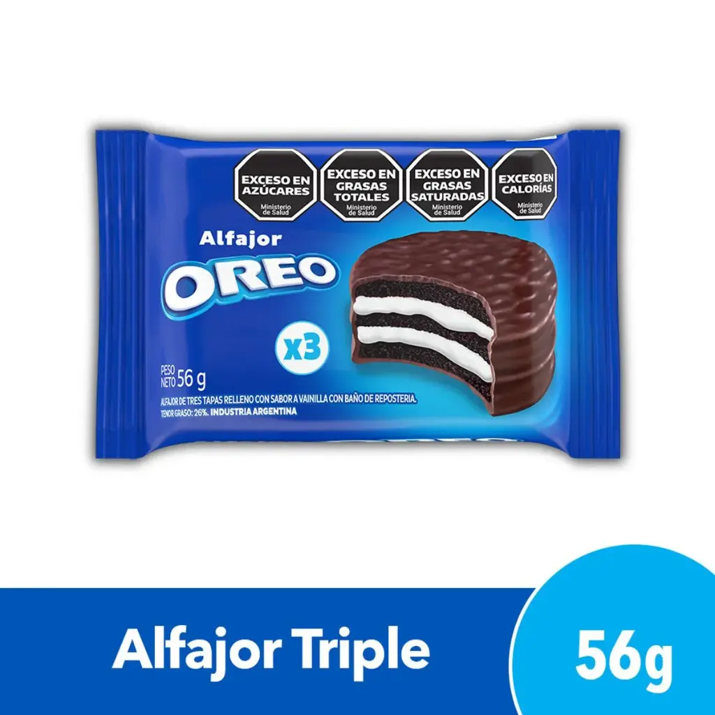 Alfajor Triple Oreo x56g (x36)