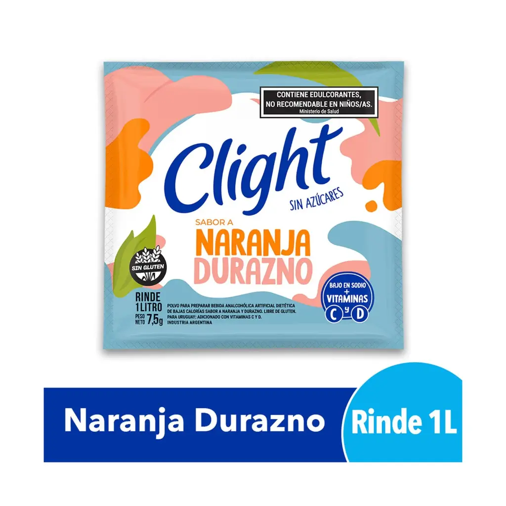 Clight Naranja Durazno x7,5g (16x20)