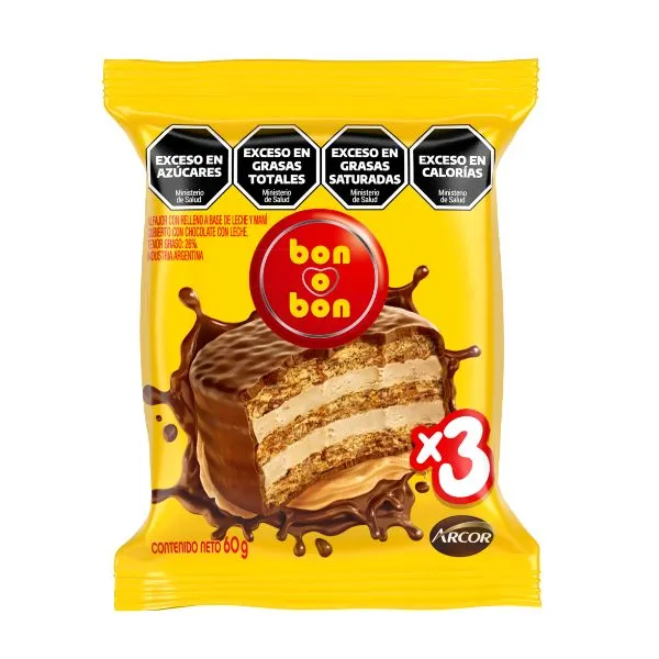 Alfajor Bon o Bon Triple x60g (x21)