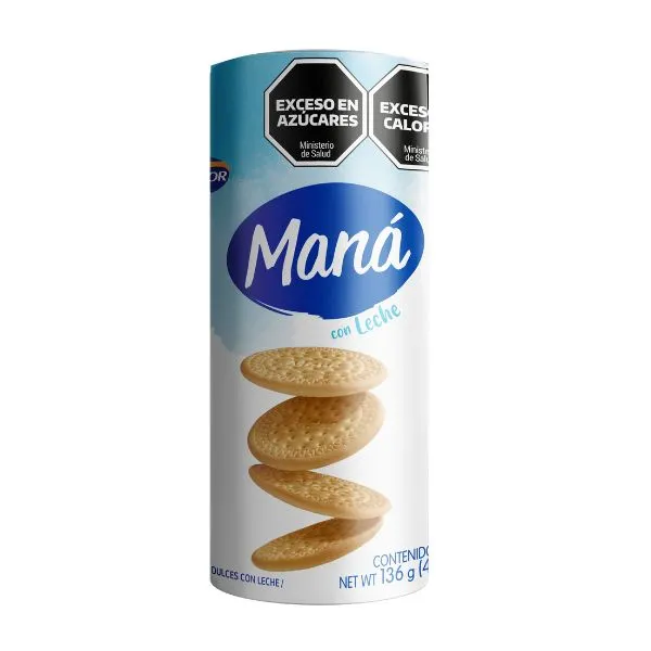 Maná con Leche x136g (x36)