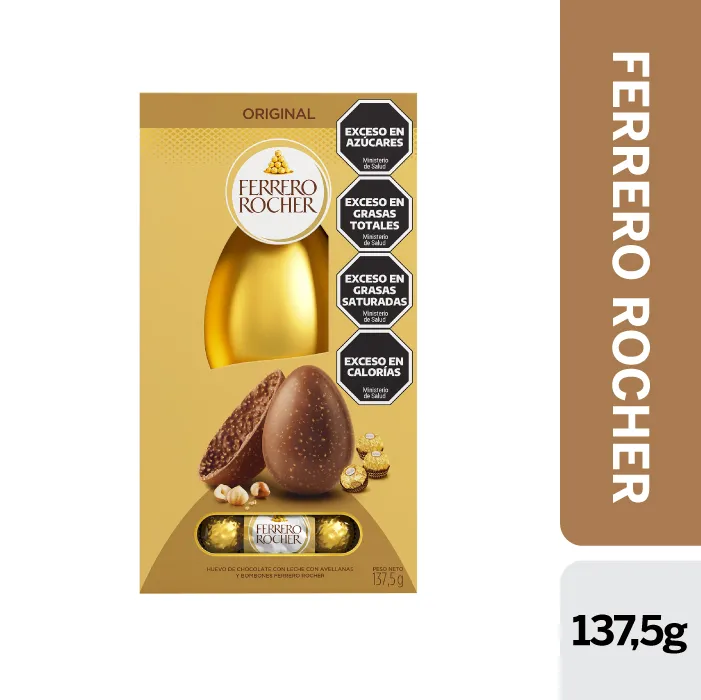Huevo Rocher Box Dark x137,5g (x12)