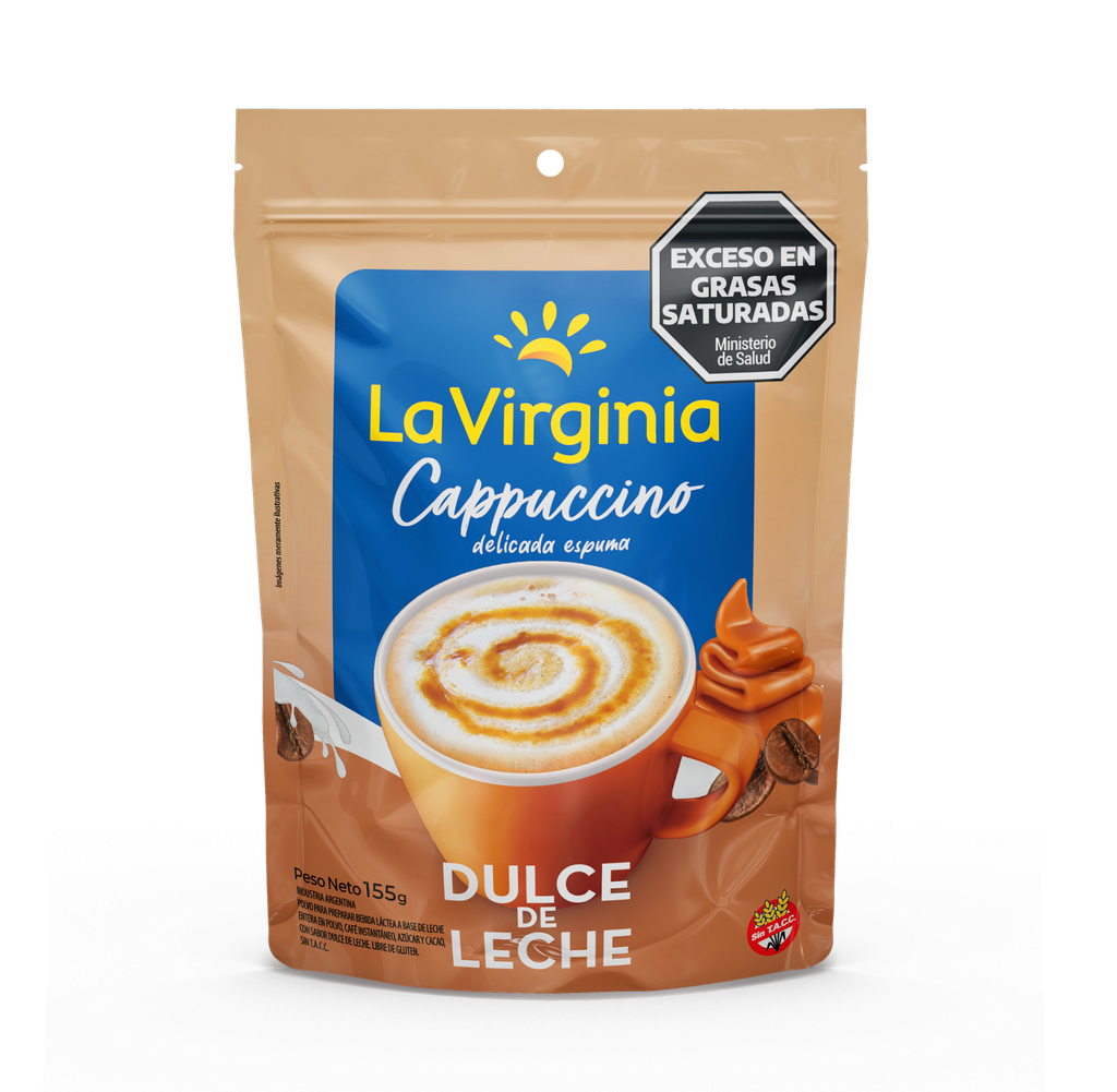 Cappuccino La Virginia Dulce de Leche DP x155g (x10)