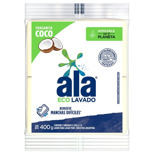 [73262] Ala Jabón Barra Eco Lavado 2x200g (x42)
