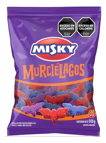 [100310] Goma Misky Murciélagos x500g (x6)