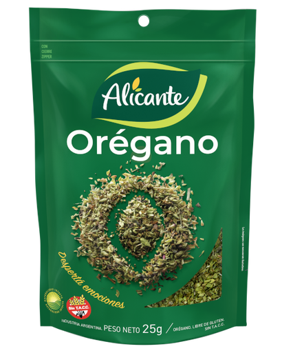 [100327] Orégano Alicante sin Tacc x25g (x12)