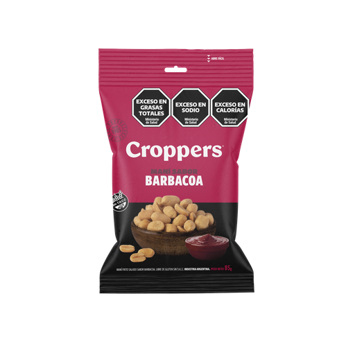 [100375] Maní Sabor Barbacoa Croppers x85g (x40)