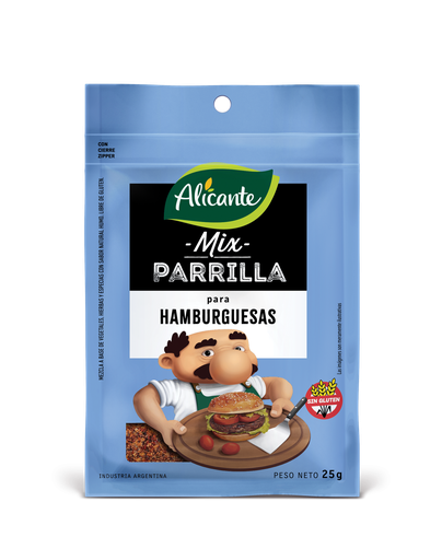 [100496] Mix Parrilla Alicante Hamburguesas x25g (x12)