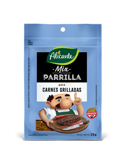 [100498] Mix Parrilla Alicante Carnes Grilladas x25g (x12)