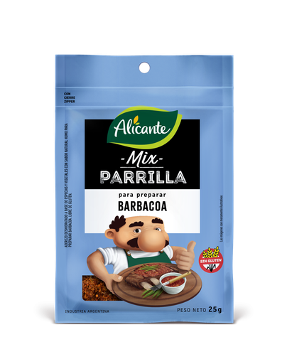 [100499] Mix Parrilla Alicante Barbacoa x25g (x12)