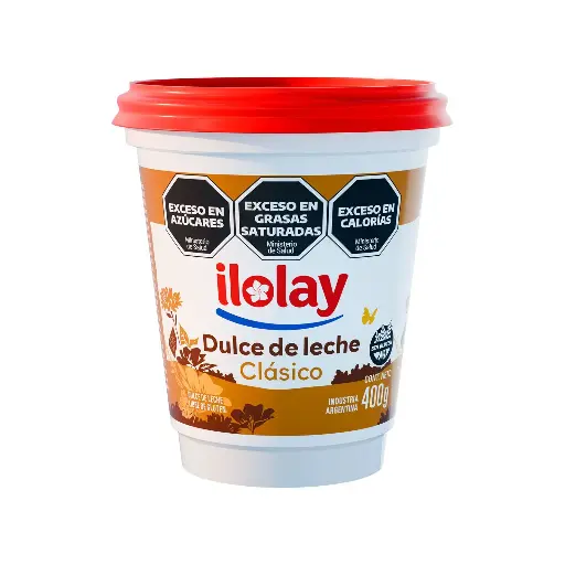 [100525] Dulce de Leche Clásico Ilolay x400g (x12)