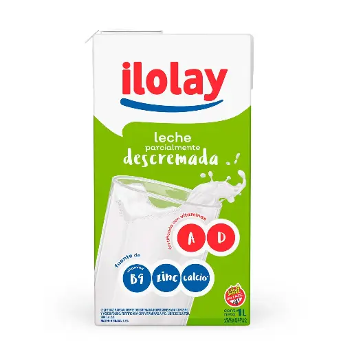 [100526] Leche Ilolay Descremada x1L (x12)