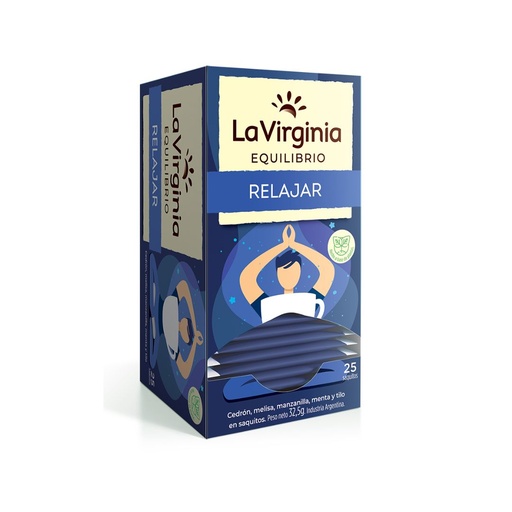 [100635] Té Equilibrio Relajar La Virginia x25u (x6)