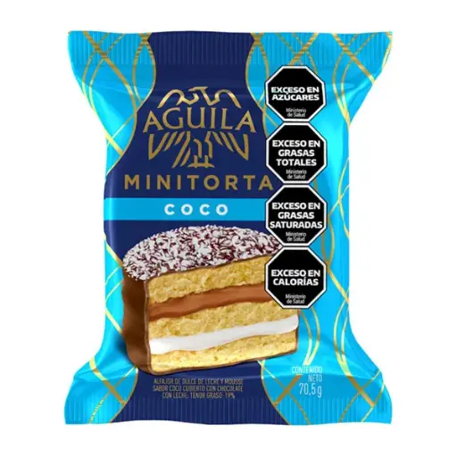 [100689] Alfajor Minitorta Águila Coco x70,5g (x21)