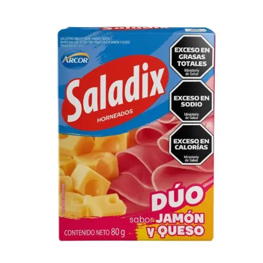 [100720] Saladix Dúo Jamón y Queso x80g (x24)