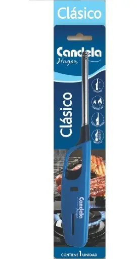 [100752] Candela Hogar Encendedor Clasico Recargable (x72)