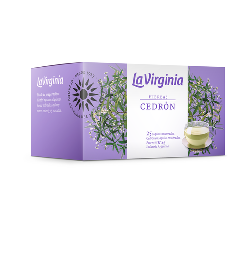 [100767] Té Hierba Cedrón La Virginia x25u (x6)