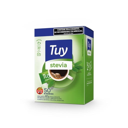 [100339] Edulcorante Tuy Stevia x50u (x10)