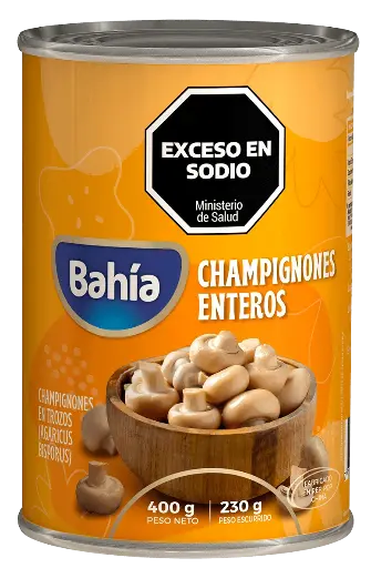 [100787] Champigñones Enteros Bahía x400g (x24)