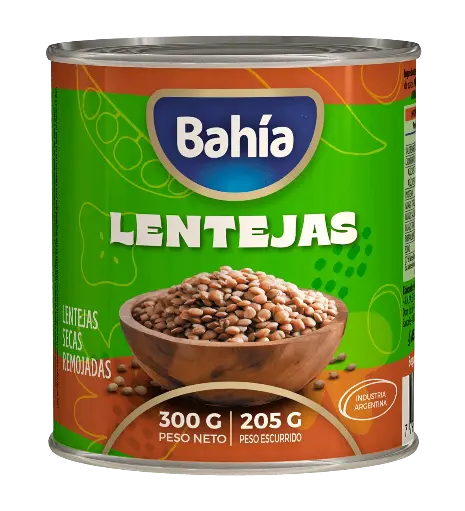 [100793] Lentejas Secas Remojadas Bahía x300g (x24)