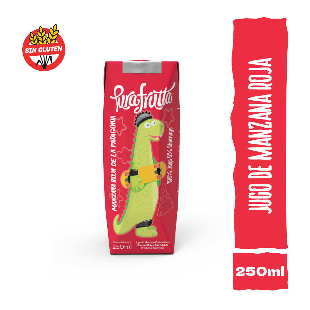 Jugo 100% Exprimido Pura Frutta Manzana Kids 250ml