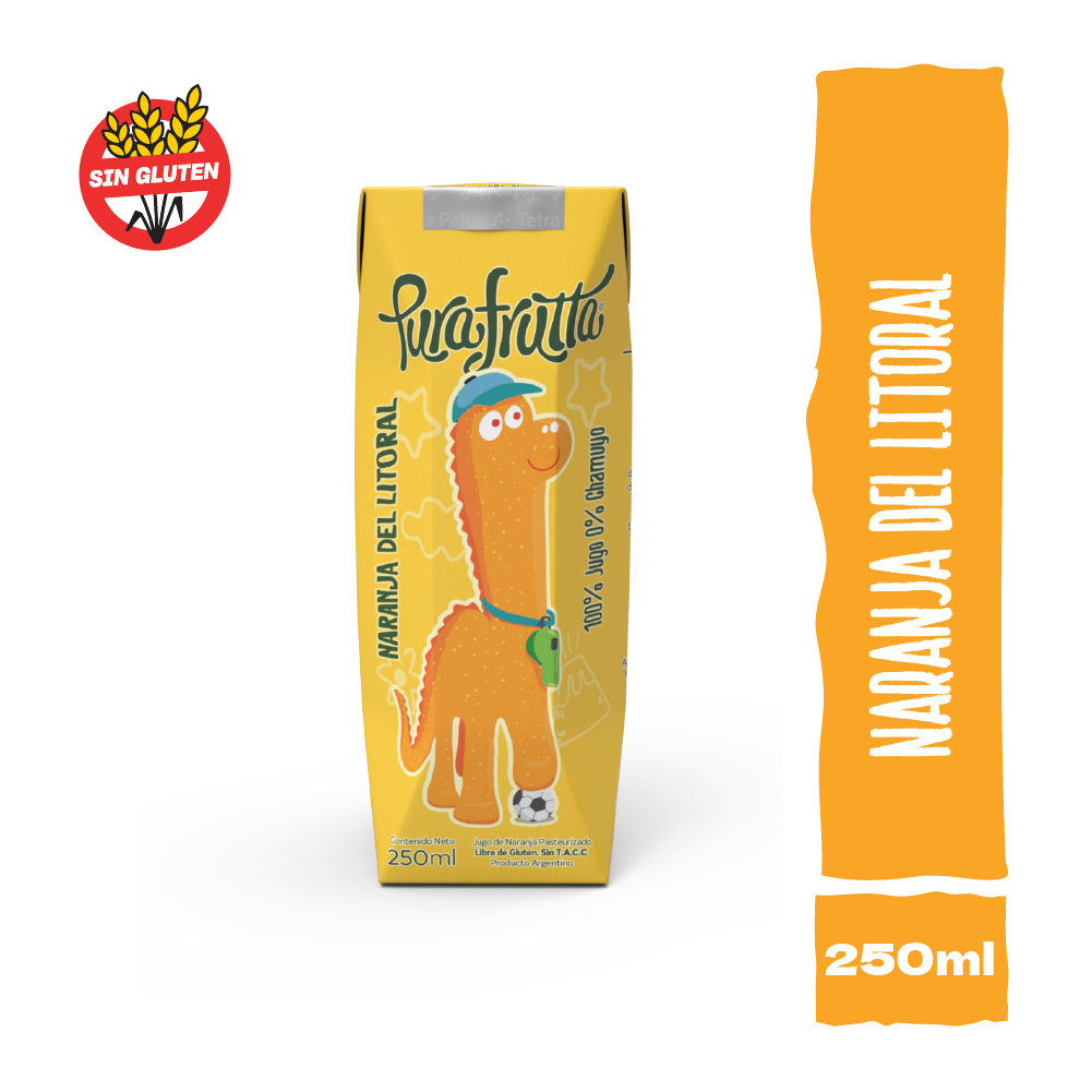 Jugo 100% Exprimido Pura Frutta Naranja Kids 250ml