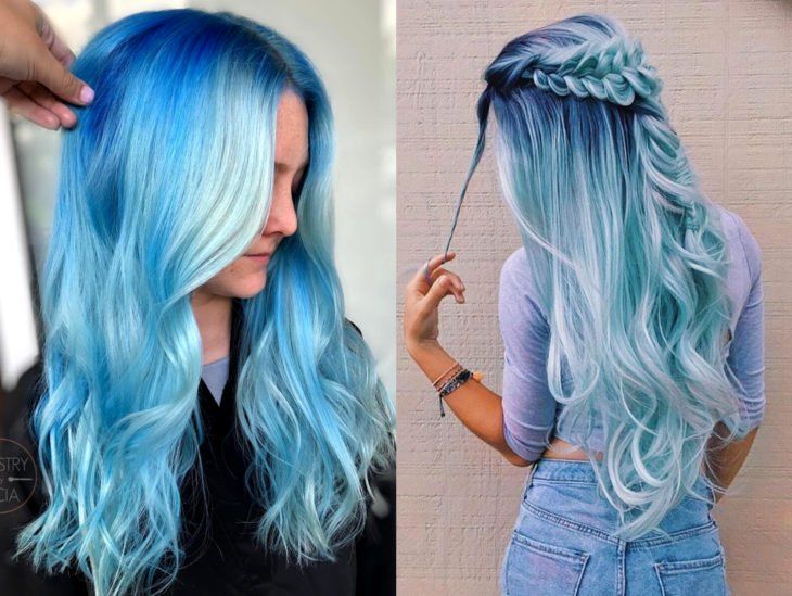 Pinta Pelo Color Celeste  24x80g