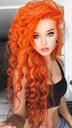 Pinta Pelo Color Naranja 24x80g