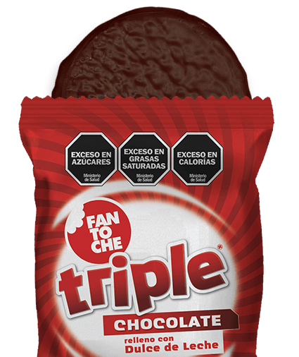 Alfajor Fantoche Triple Chocolate 12x85g