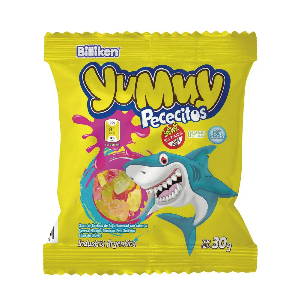 Gomitas Yummy Pececitos 1x12x30g