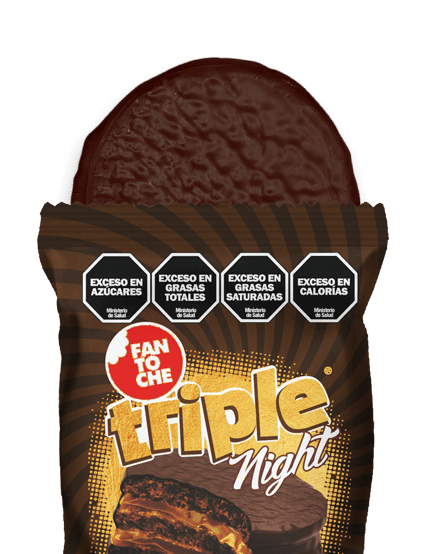 Alfajor Fantoche Triple Night 12x85g