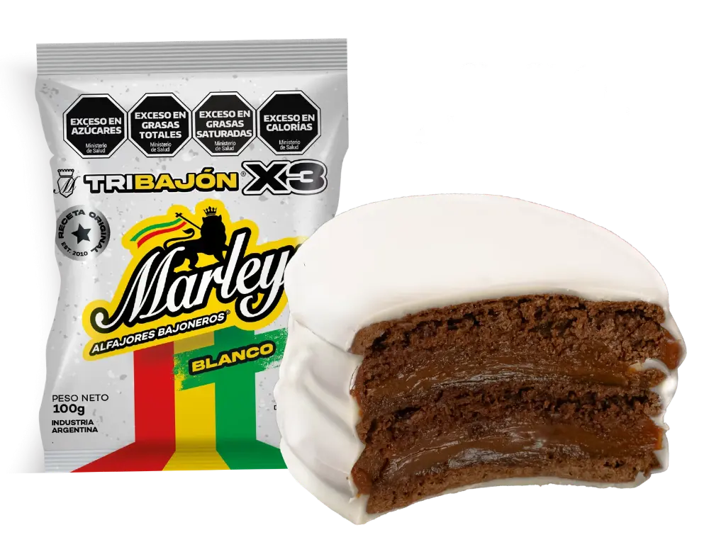 Alfajor Marley TRIBAJÓN Blanco 10x100g