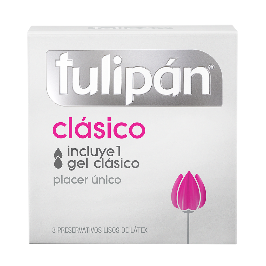 Profiláctico Tulipán Classic Tubo 30x16