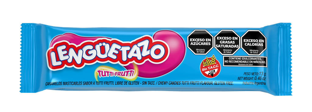 Lengüetazo Tutti-Frutti 18x50u 650g