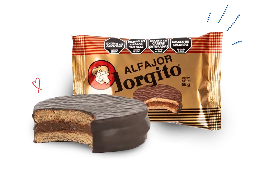 Alfajor Jorgito Chocolate Negro 24x55g.