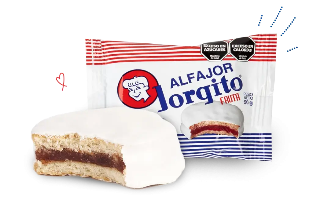 Alfajor Jorgito De Fruta 24x50g