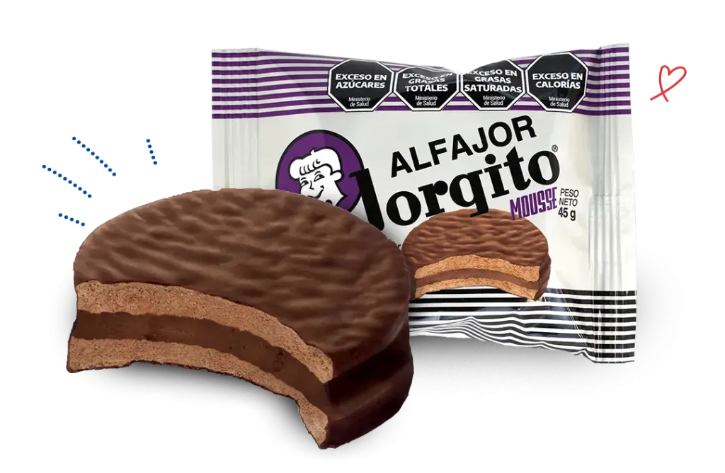 Alfajor Jorgito Mousse 24x45g