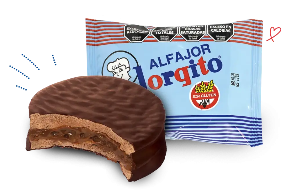 Alfajor Jorgito sin TACC 24x50g