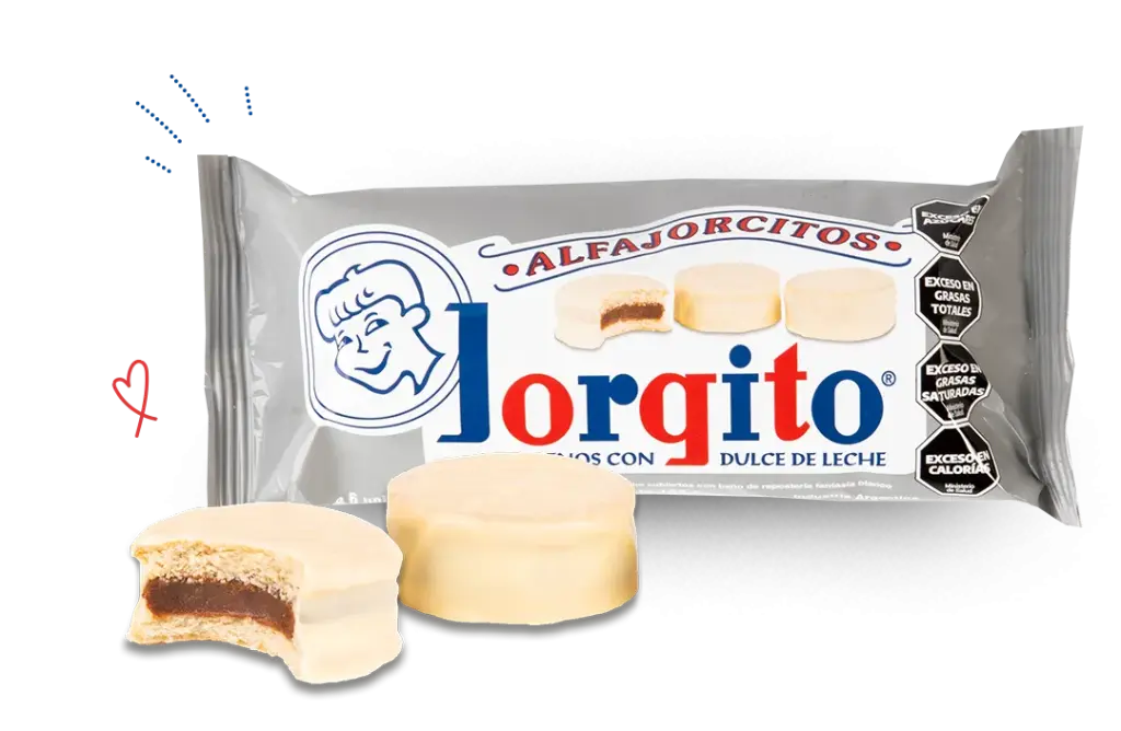 Alfajorcitos Jorgito Chocolate Blanco 18x6u
