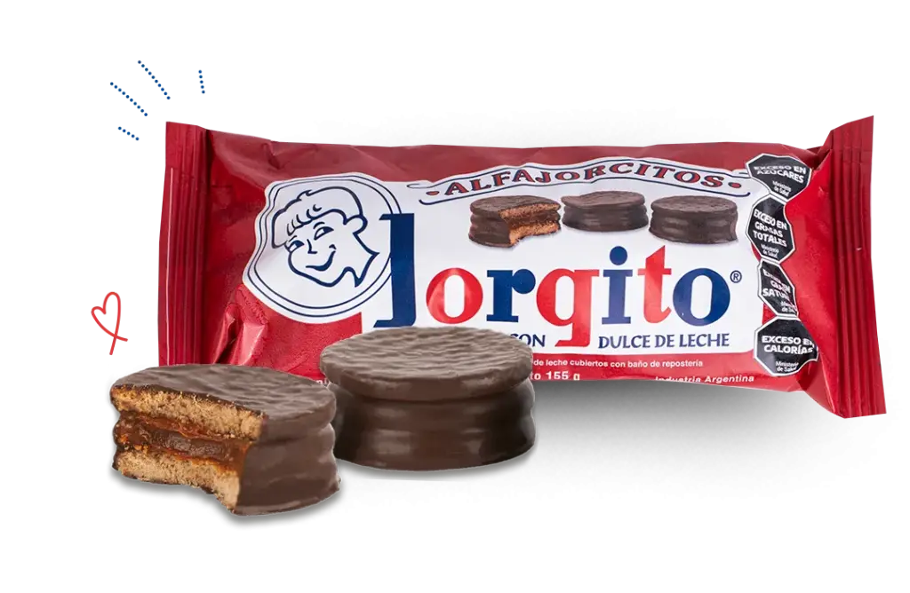 Alfajorcitos Jorgito Chocolate Negro 18x6u