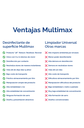 Limpiador de Baño Multimax Rinde 500ml x100ml (x36)