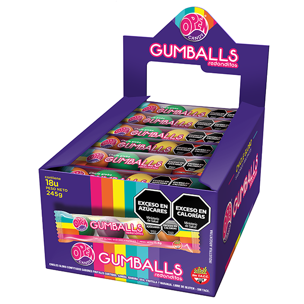 Chicles Gumballs x13,6g (18x18)